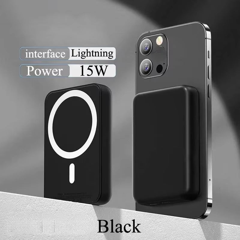 New Magnetic Power Bank 50000Mah Large Capacity Wireless External Battery Magsafe Portable Charger for Iphone 14 13 12 Series